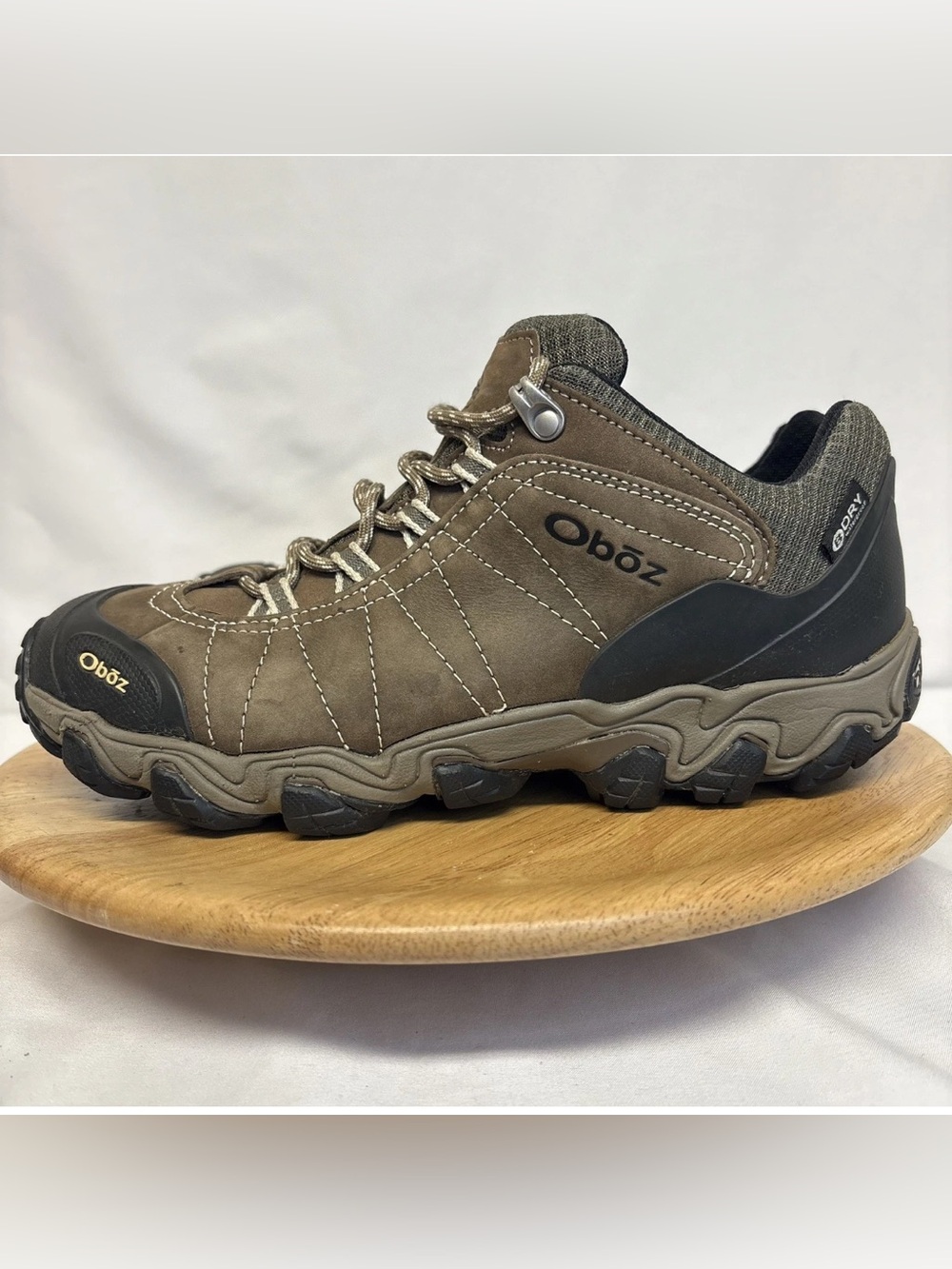 Oboz Women's Bridger Low B-Dry Waterproof Leather Hiking Shoes Size 9/EU40 GUC!